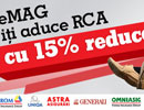 RCA ieftin la eMAG, 15% reducere n luna decembrie