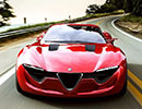 Alfa Romeo lucreaz la modelul 6C, bazat pe Maserati Ghibli