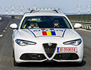 Alfa Romeo Giulia mbrac hainele Poliiei Rutiere