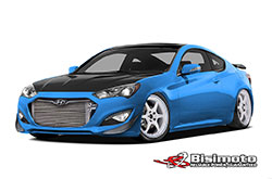 foto-hyundai genesis coupe de 1000 cp pregatit pentru sema 2013