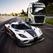 foto-video volvo trucks vs koenigsegg