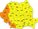 AVERTIZARE METEO: Cod GALBEN si PORTOCALIU de canicul