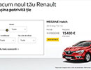 Renault lansează vânzarile de maşini online în România